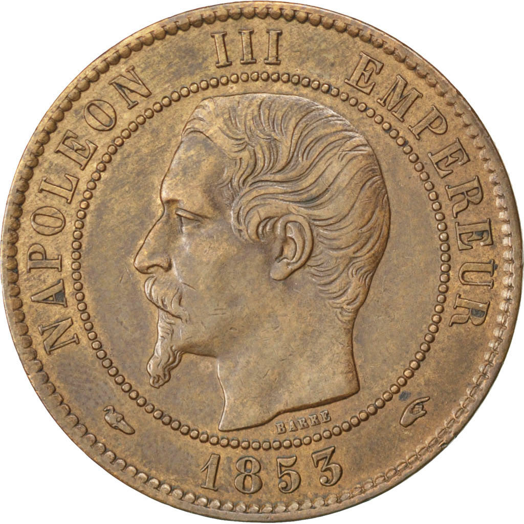 Monnaie, France, Napoleon III, Napoléon III, 10 Centimes, 1853, Paris, TTB+