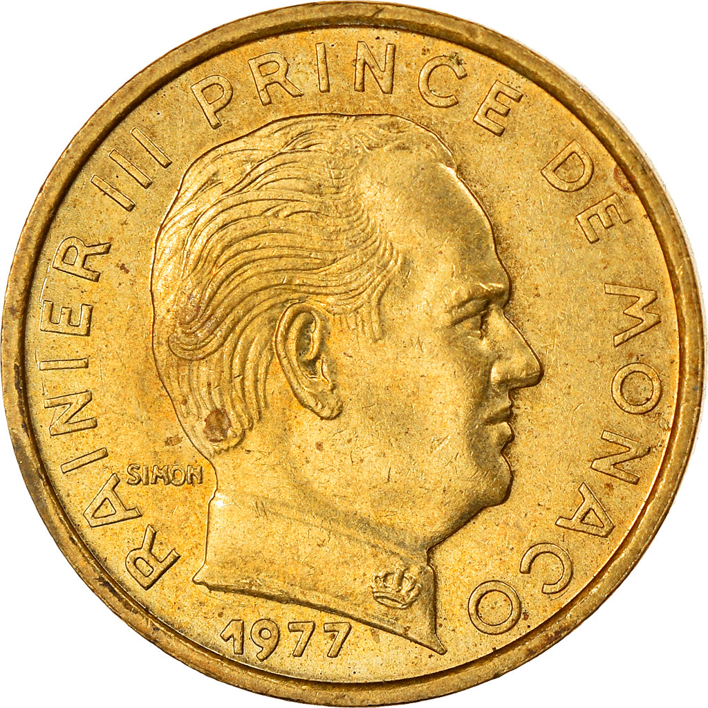 Moneta, Monaco, Rainier III, 5 Centimes, 1977, SPL-, Alluminio-bronzo, KM:156
