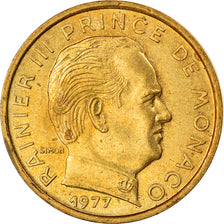 Monnaie, Monaco, Rainier III, 5 Centimes, 1977, SUP, Aluminum-Bronze, Gadoury:MC