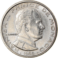 Monnaie, Monaco, Rainier III, 1/2 Franc, 1968, SUP, Nickel, Gadoury:MC 149