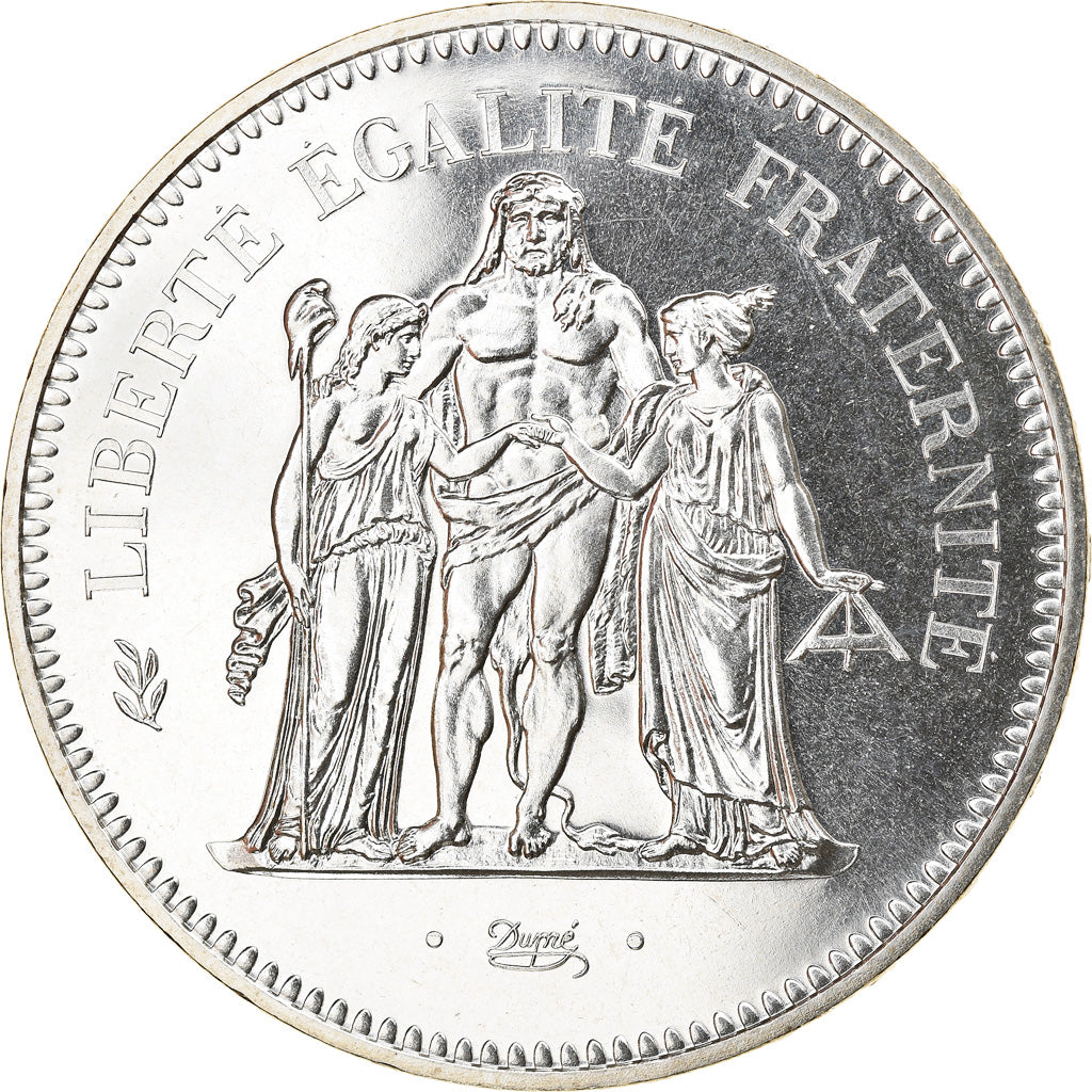 Coin, France, Hercule, 50 Francs, 1980, Paris, MS(65-70), Silver, KM:941.1