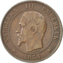 Coin, France, Napoleon III, Napoléon III, 10 Centimes, 1854, Lyon, EF(40-45)