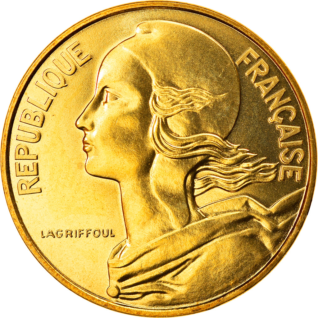 Moneta, Francia, Marianne, 10 Centimes, 1985, Paris, FDC, Alluminio-bronzo