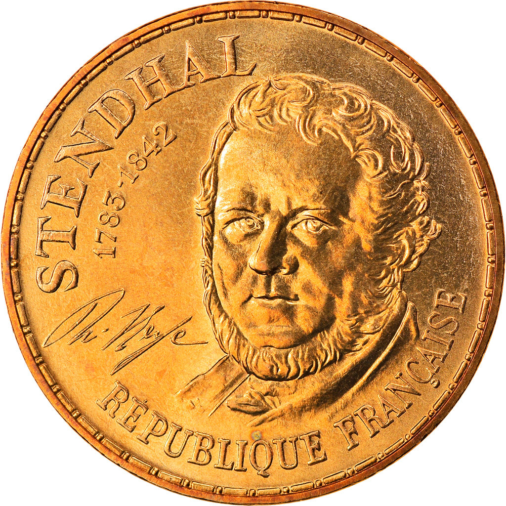 Monnaie, France, Stendhal, 10 Francs, 1983, Paris, FDC, Nickel-Bronze