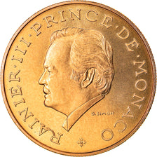 Münze, Monaco, Rainier III, 10 Francs, 1974, STGL, Copper-Nickel-Aluminum