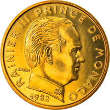Coin, Monaco, Rainier III, 5 Centimes, 1982, MS(65-70), Aluminum-Bronze, KM:156