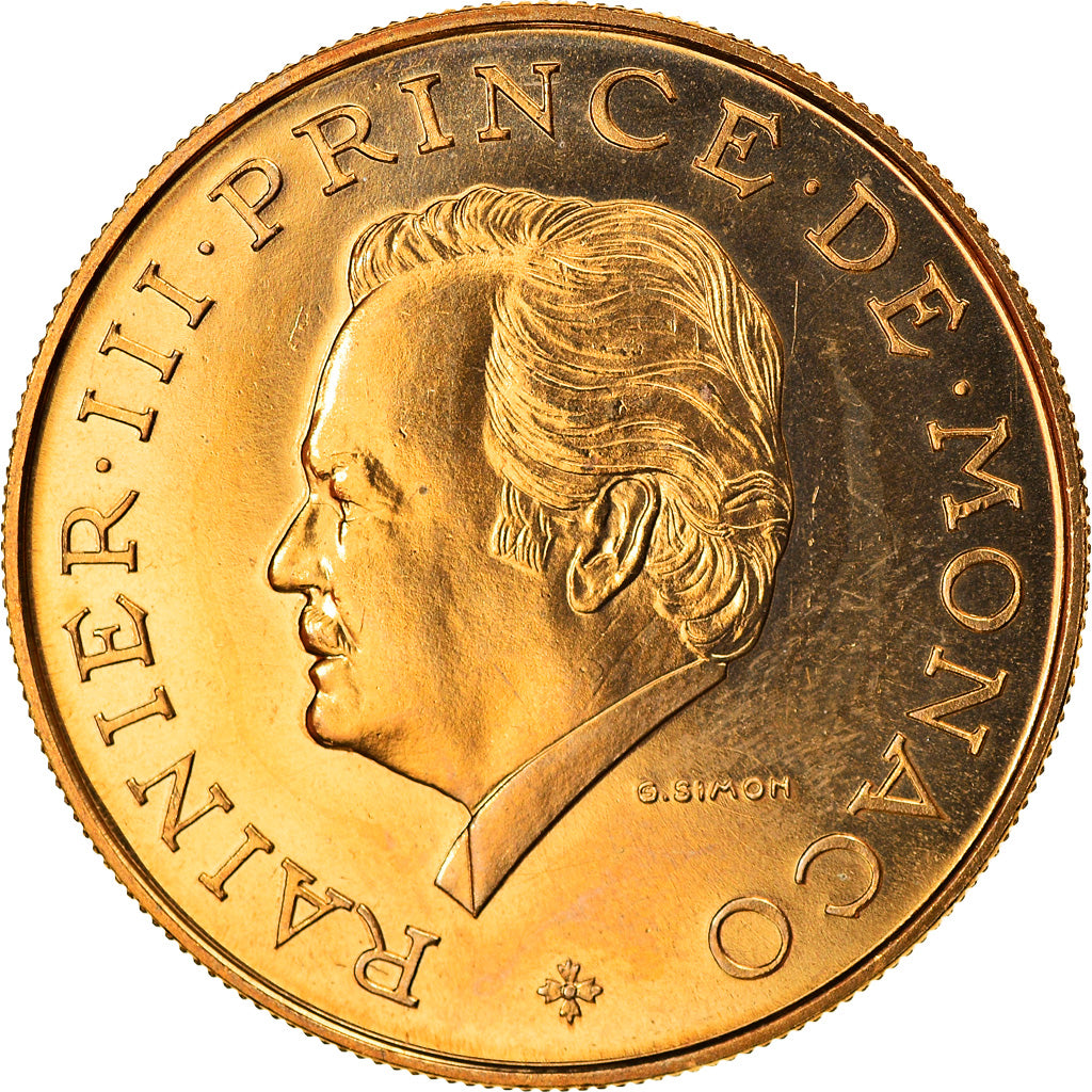 Monnaie, Monaco, Rainier III, 10 Francs, 1982, FDC, Copper-Nickel-Aluminum