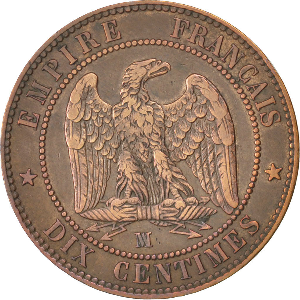 Coin, France, Napoleon III, Napoléon III, 10 Centimes, 1853, Marseille