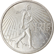 França, 25 Euro, 2009, AU(55-58), Prata, Gadoury:EU338, KM:1581