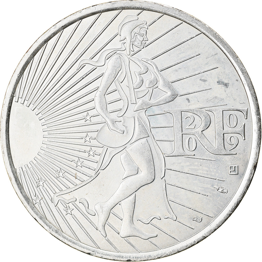 France, 10 Euro, 2009, SPL, Argent, Gadoury:EU337, KM:1580