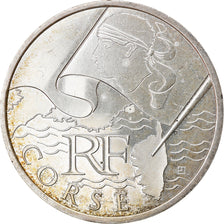 France, 10 Euro, Corse, 2010, MS(63), Silver, Gadoury:EU399, KM:1658