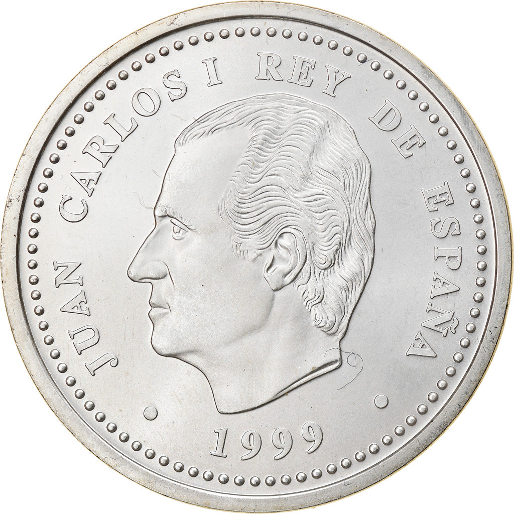 Moneda, España, Juan Carlos I, 2000 Pesetas, 1999, Madrid, FDC, Plata, KM:1011