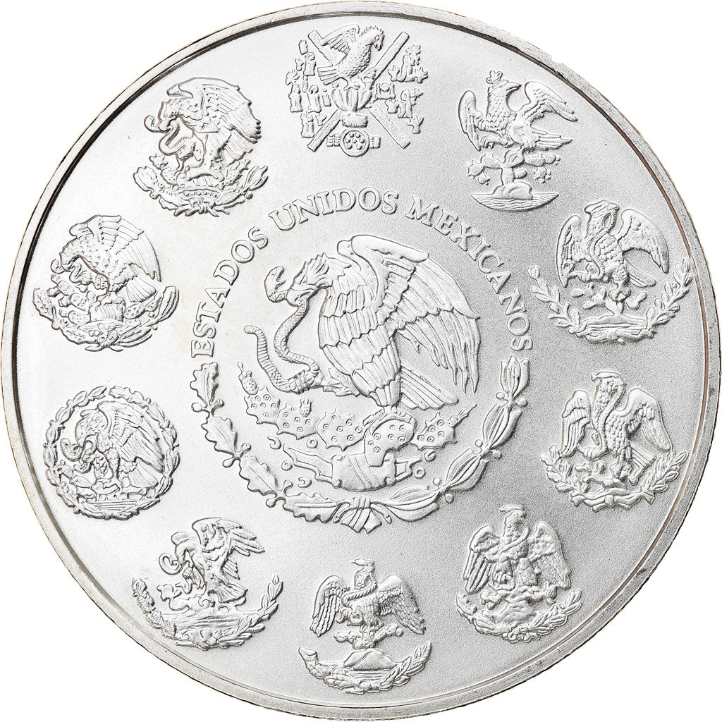 Coin, Mexico, Libertad, 1 Onza, 2016, Bullion, MS(65-70), Silver