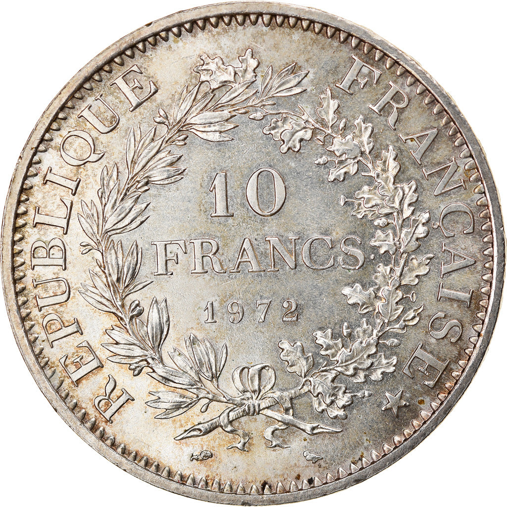 Moneta, Francia, Hercule, 10 Francs, 1972, Paris, SPL-, Argento, KM:932