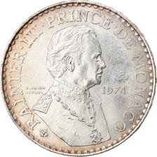 Coin, Monaco, Rainier III, 50 Francs, 1974, AU(55-58), Silver, KM:152.1