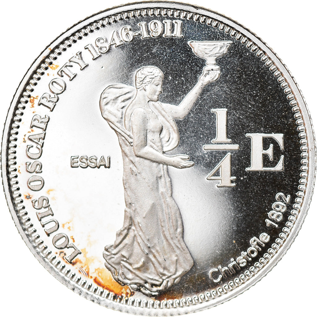 Coin, Guyana, 1/4 Euro, 2004, ESSAI, MS(63), Silver