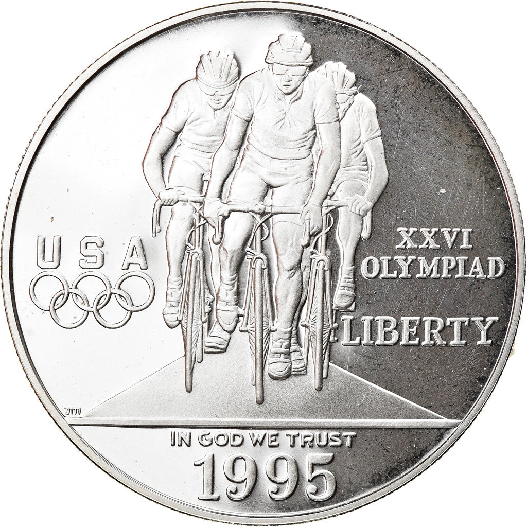 Coin, United States, Dollar, 1995, U.S. Mint, Philadelphia, MS(63), Silver