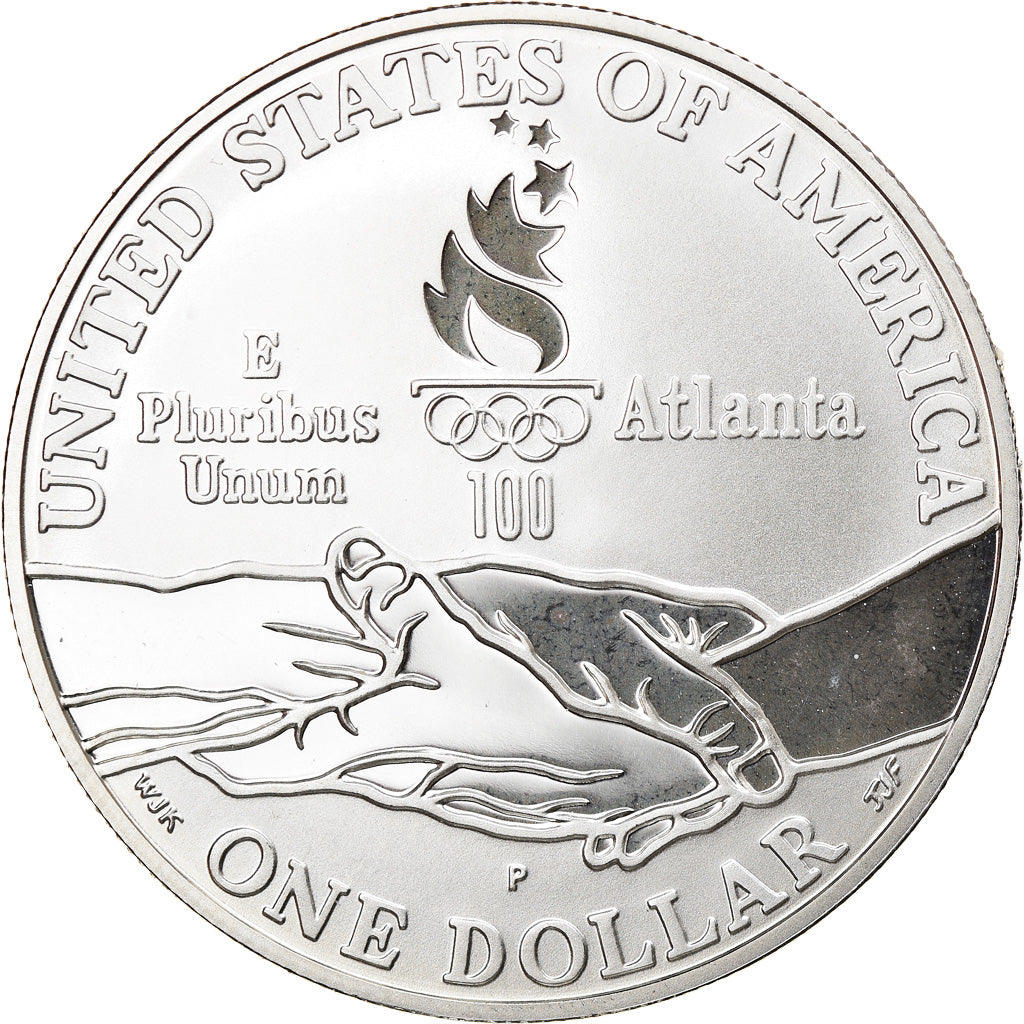 Coin, United States, Dollar, 1995, U.S. Mint, Philadelphia, MS(63), Silver