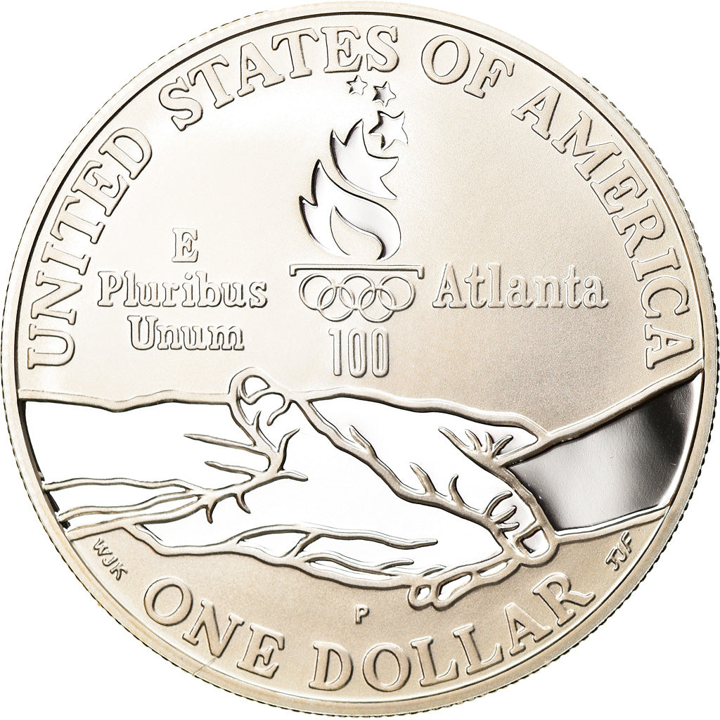 Coin, United States, Dollar, 1995, U.S. Mint, Philadelphia, MS(63), Silver
