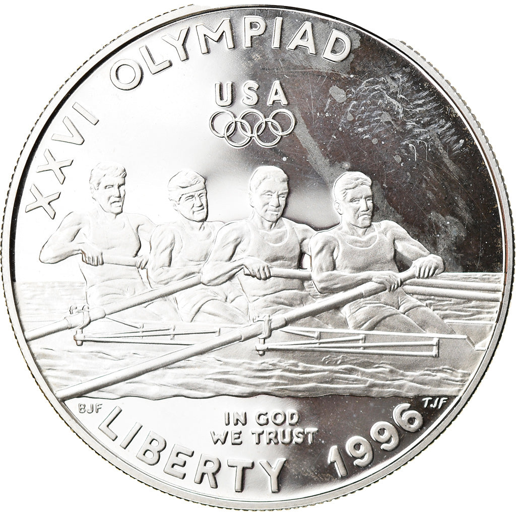 Coin, United States, Atlanta, Dollar, 1996, U.S. Mint, Philadelphia, MS(63)