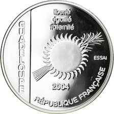 Moneta, Guadalupe, 1-1/2 Euro, 2004, ESSAI, SPL+, Argento
