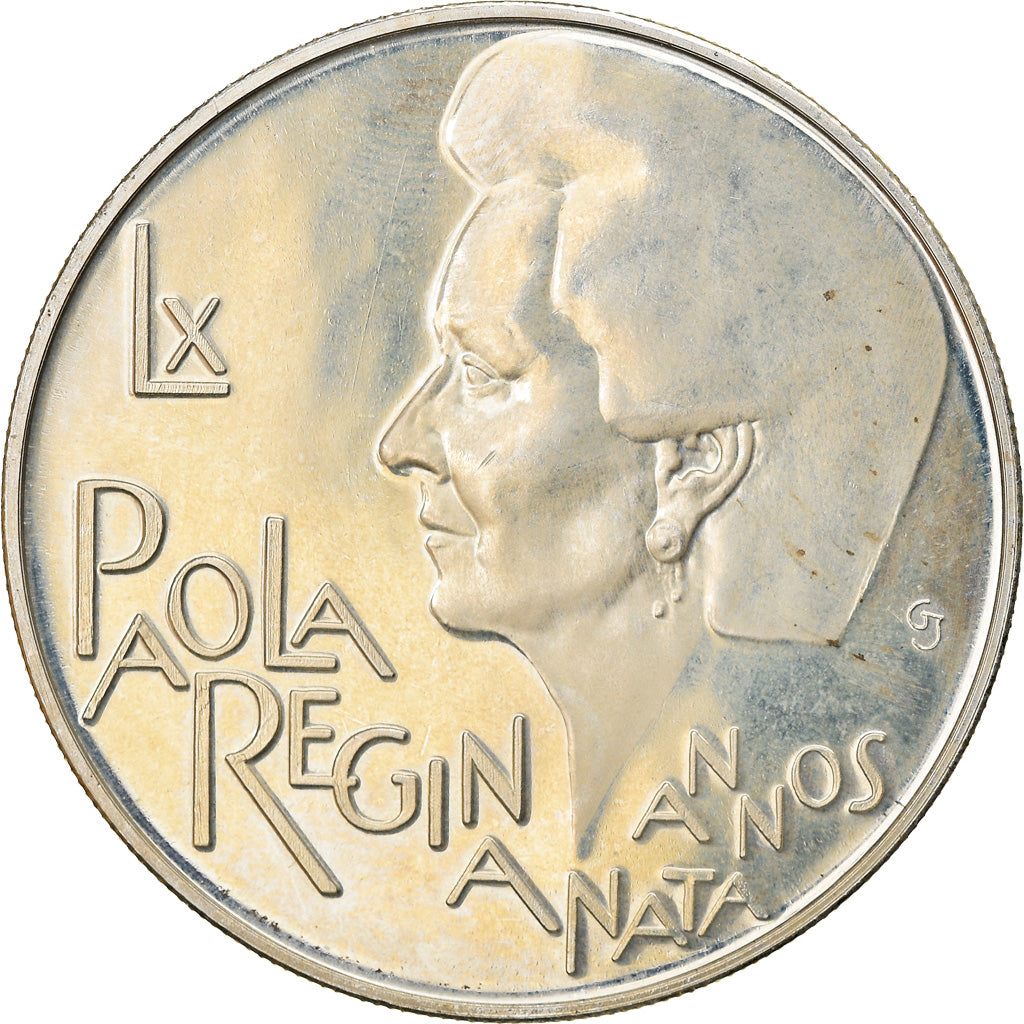 Coin, Belgium, 250 Francs, 250 Frank, 1997, Brussels, MS(63), Silver, KM:207