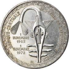 Coin, West African States, 500 Francs, 1972, MS(63), Silver, KM:7