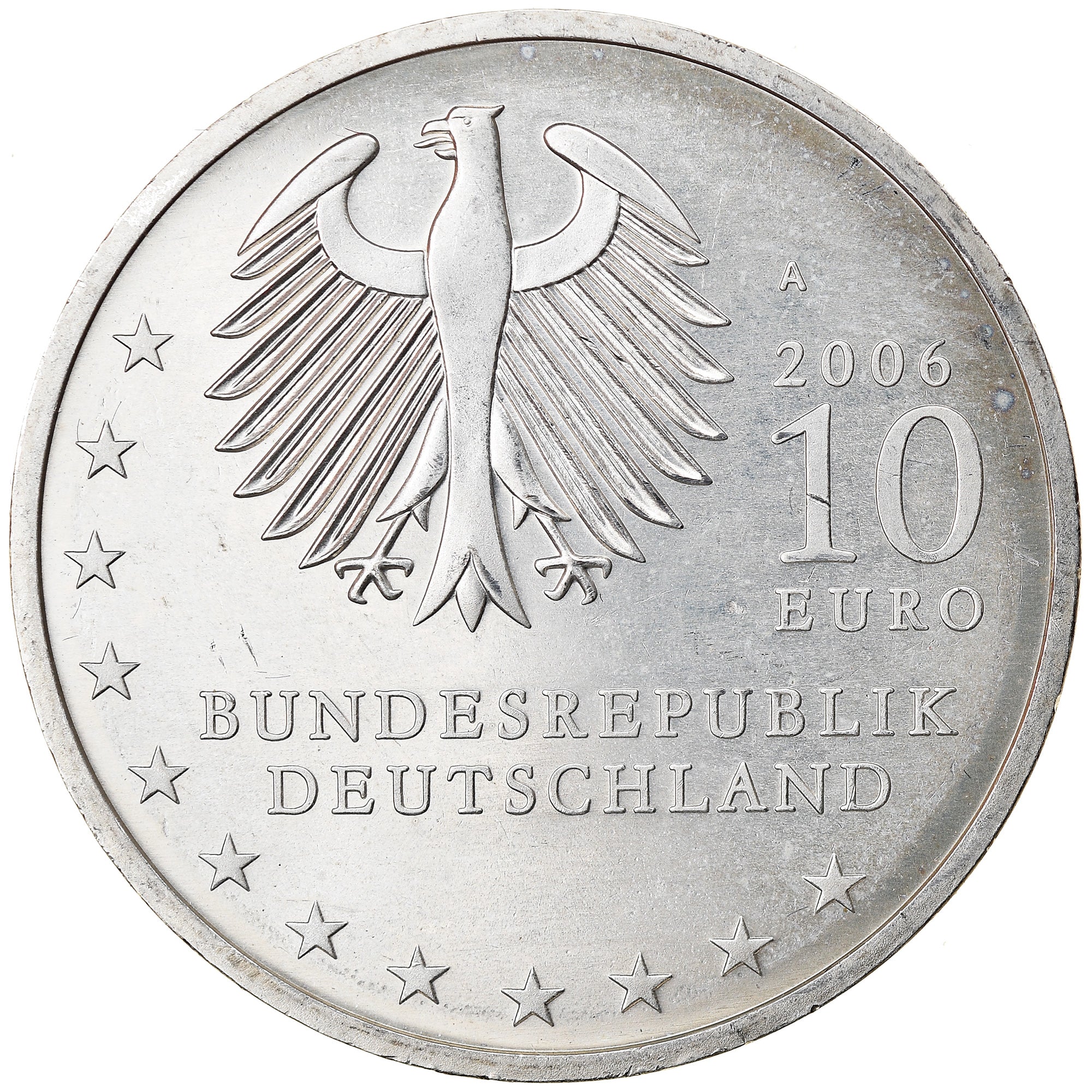 GERMANIA - REPUBBLICA FEDERALE, 10 Euro, 2006, Berlin, Proof, SPL, Argento