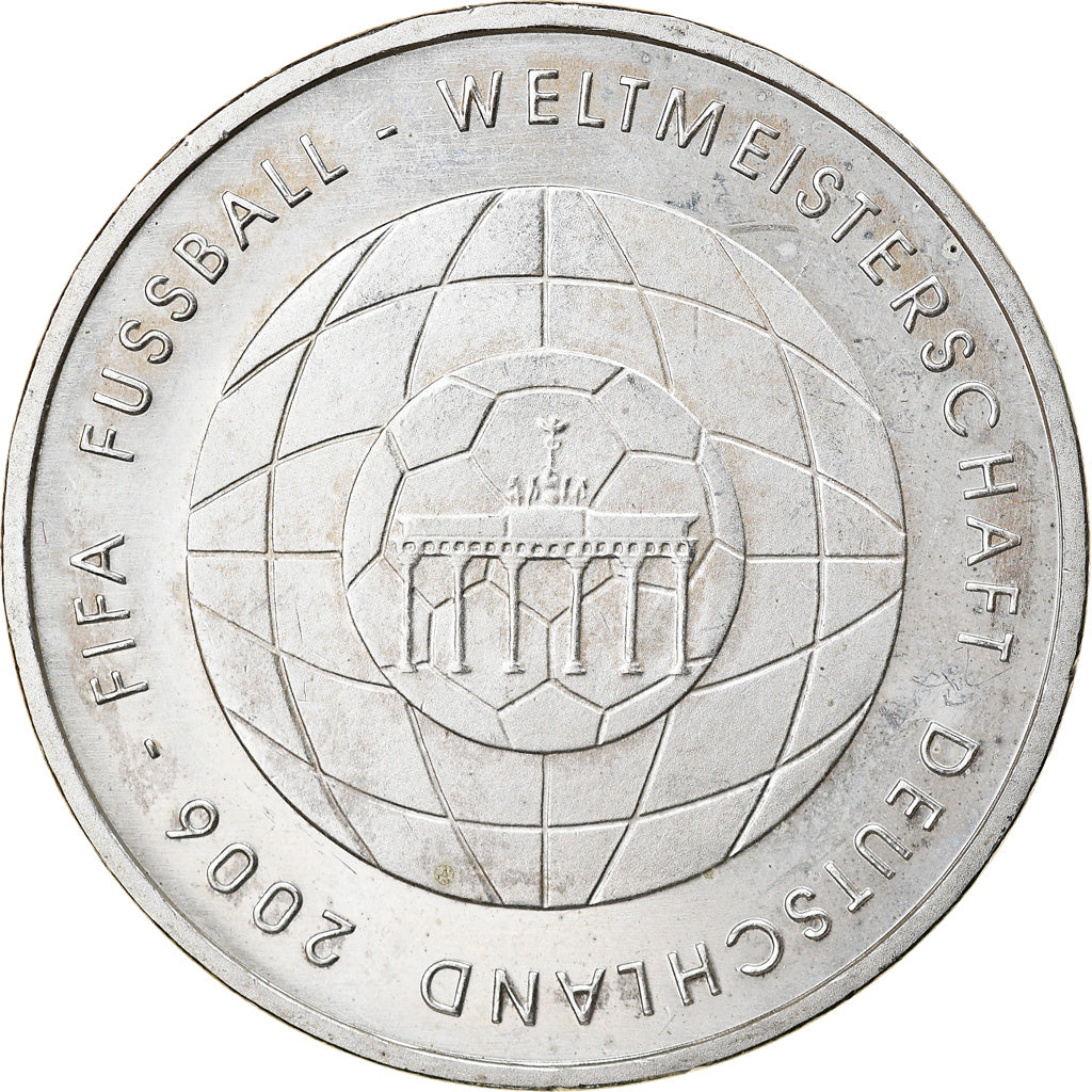 GERMANY - FEDERAL REPUBLIC, 10 Euro, 2006, Munich, MS(63), Silver, KM:243