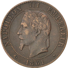 Monnaie, France, Napoleon III, Napoléon III, 2 Centimes, 1861, Strasbourg, TTB