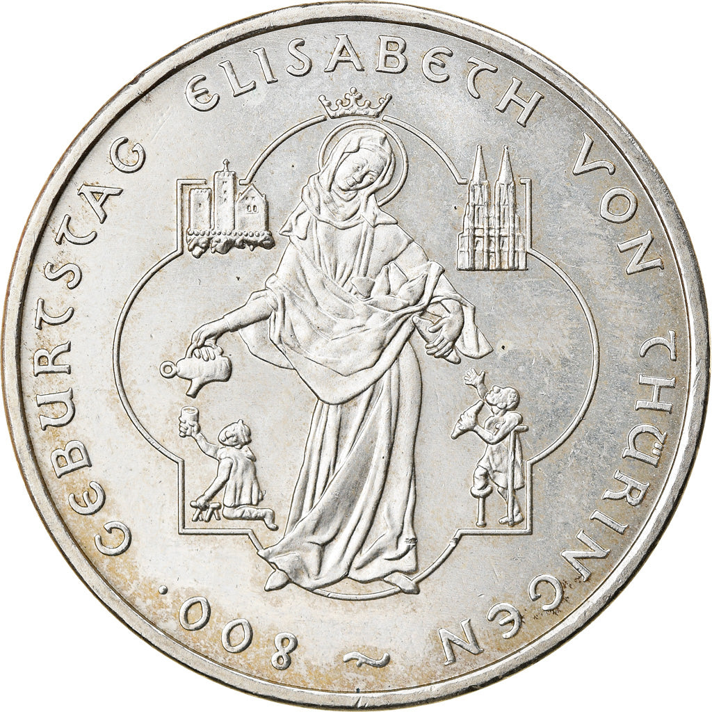 GERMANY - FEDERAL REPUBLIC, 10 Euro, 2007, Berlin, MS(63), Silver, KM:268