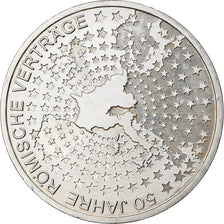 GERMANY - FEDERAL REPUBLIC, 10 Euro, 2007, Stuttgart, MS(63), Silver, KM:264