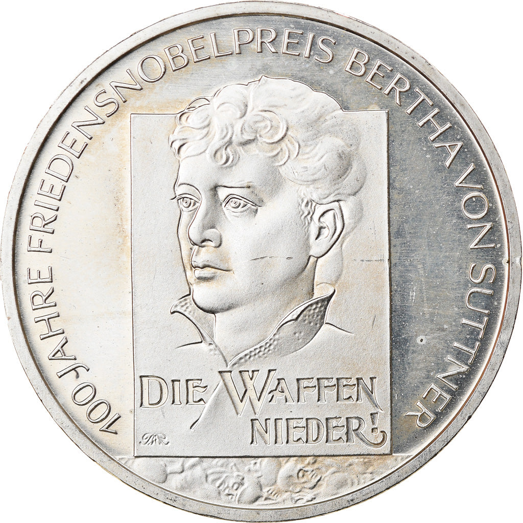 GERMANIA - REPUBBLICA FEDERALE, 10 Euro, 2005, Stuttgart, SPL, Argento, KM:242