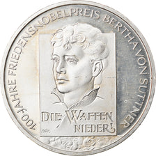 GERMANIA - REPUBBLICA FEDERALE, 10 Euro, 2005, Stuttgart, SPL, Argento, KM:242