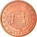 Monaco, Euro Cent, 2001, Paris, MS(63), Copper Plated Steel, KM:167