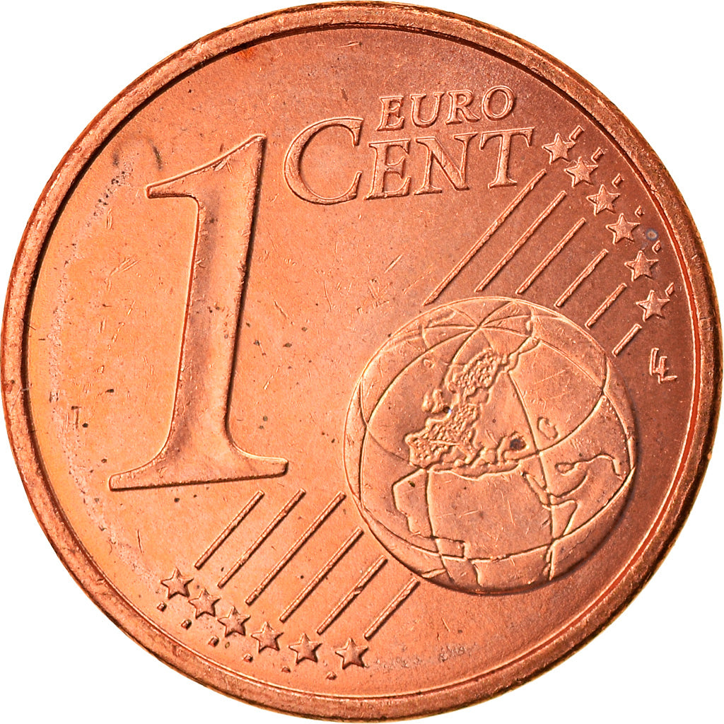 Monaco, Euro Cent, 2001, Paris, MS(63), Copper Plated Steel, KM:167