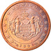 Monaco, Euro Cent, 2001, Paris, MS(63), Copper Plated Steel, KM:167