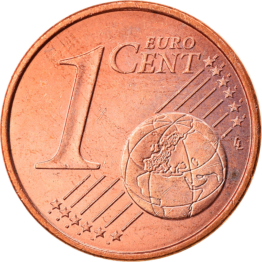 Monaco, Euro Cent, 2001, Paris, MS(63), Copper Plated Steel, KM:167