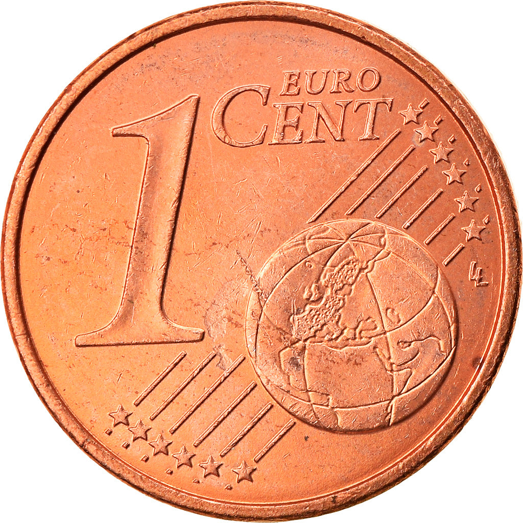 Monaco, Euro Cent, 2001, Paris, MS(63), Copper Plated Steel, KM:167