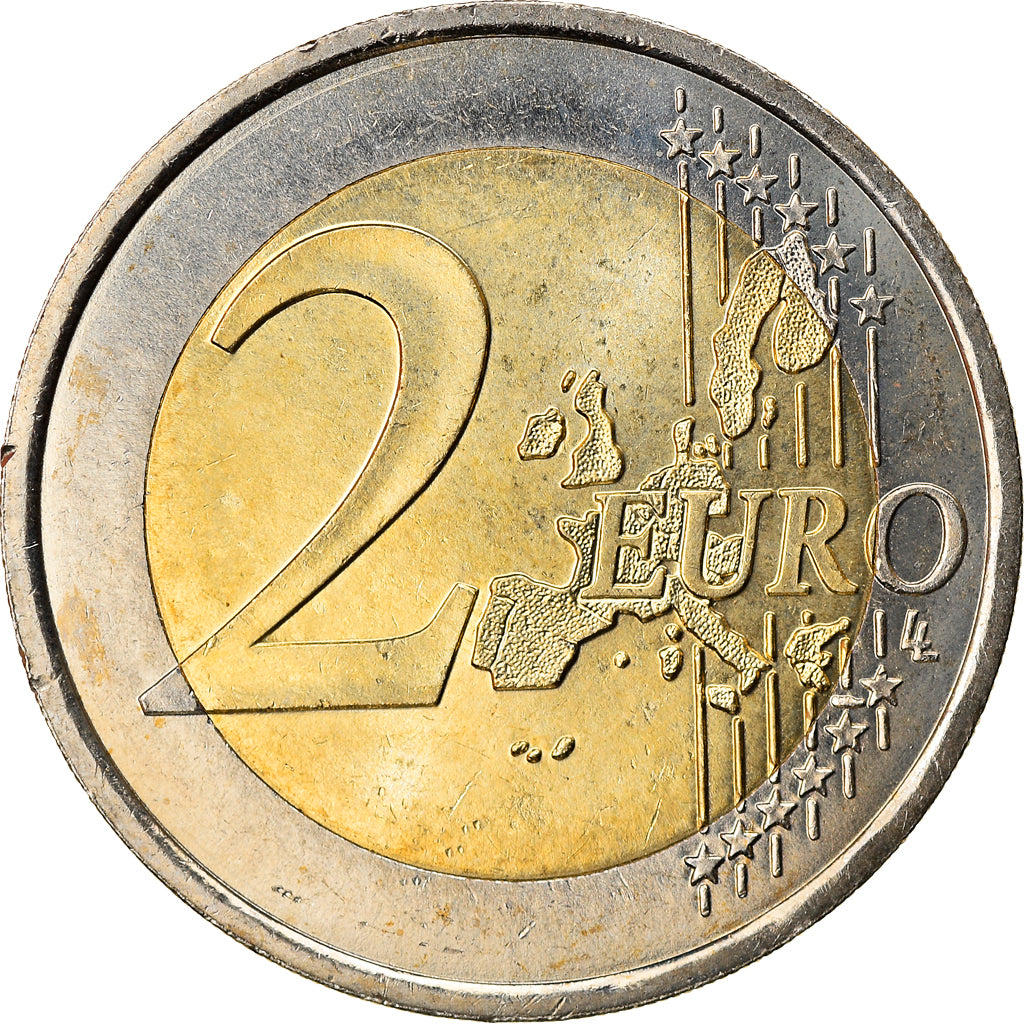 Monaco, 2 Euro, 2001, MS(63), Bi-Metallic, KM:186