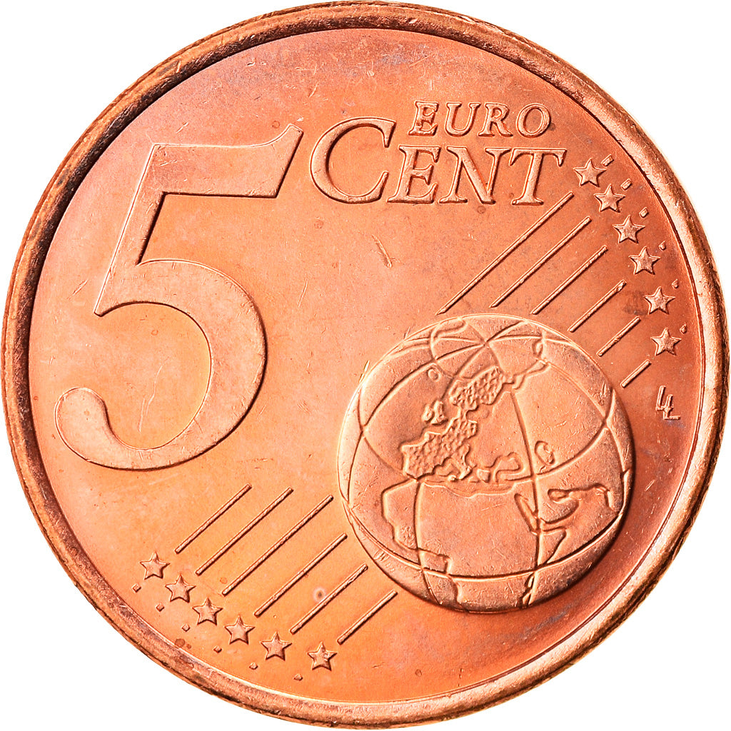 Monaco, 5 Euro Cent, 2001, Paris, UNC-, Copper Plated Steel, KM:169
