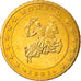 Monaco, 50 Euro Cent, 2001, MS(63), Brass, KM:172