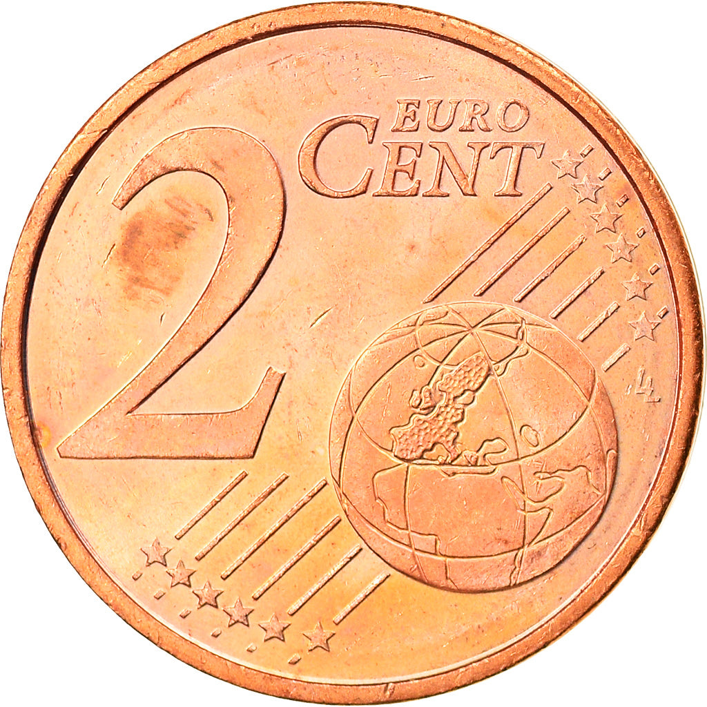 Monaco, 2 Euro Cent, 2001, Paris, MS(63), Copper Plated Steel, KM:168