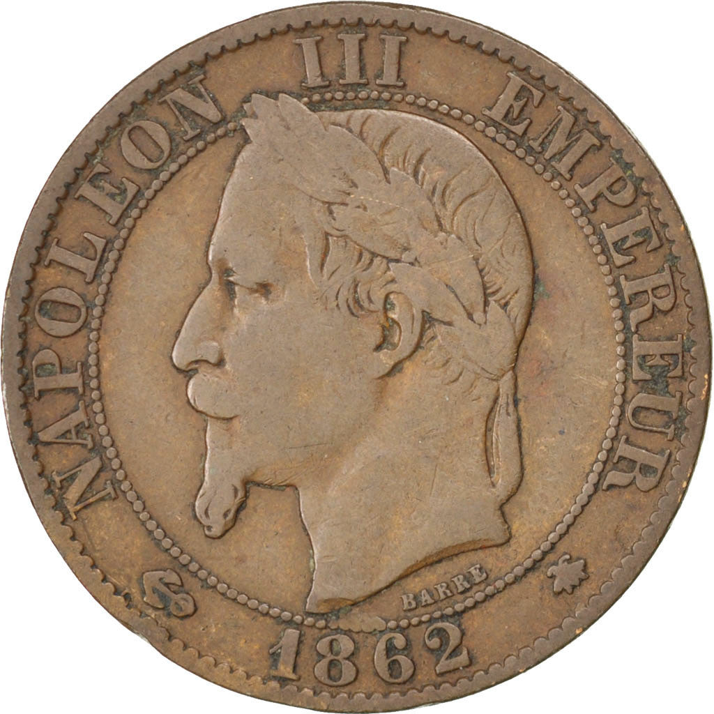 Coin, France, Napoleon III, Napoléon III, 5 Centimes, 1862, Paris, VF(20-25)