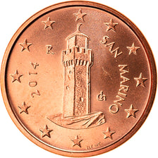 San Marino, Euro Cent, 2014, MS(65-70), Copper Plated Steel