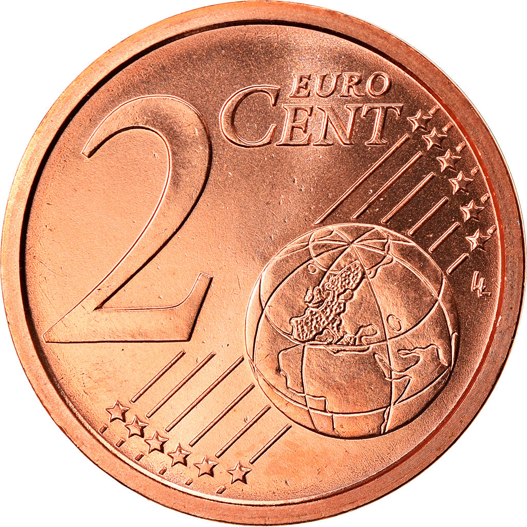 San Marino, 2 Euro Cent, 2014, MS(65-70), Copper Plated Steel