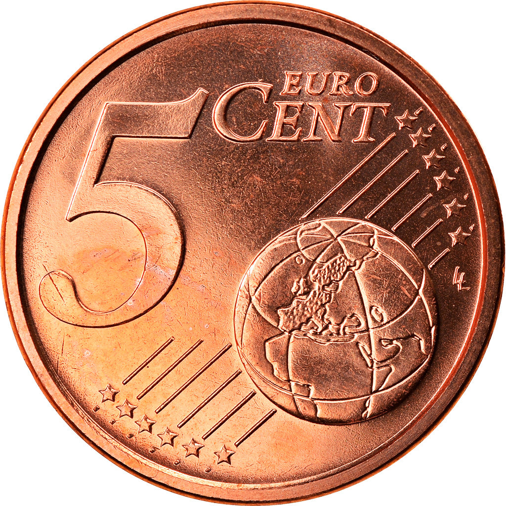 San Marino, 5 Euro Cent, 2014, MS(65-70), Copper Plated Steel