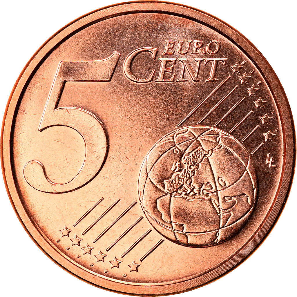 San Marino, 5 Euro Cent, 2014, MS(65-70), Copper Plated Steel