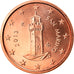 San Marino, Euro Cent, 2013, MS(65-70), Copper Plated Steel