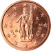 San Marino, 2 Euro Cent, 2013, MS(65-70), Copper Plated Steel